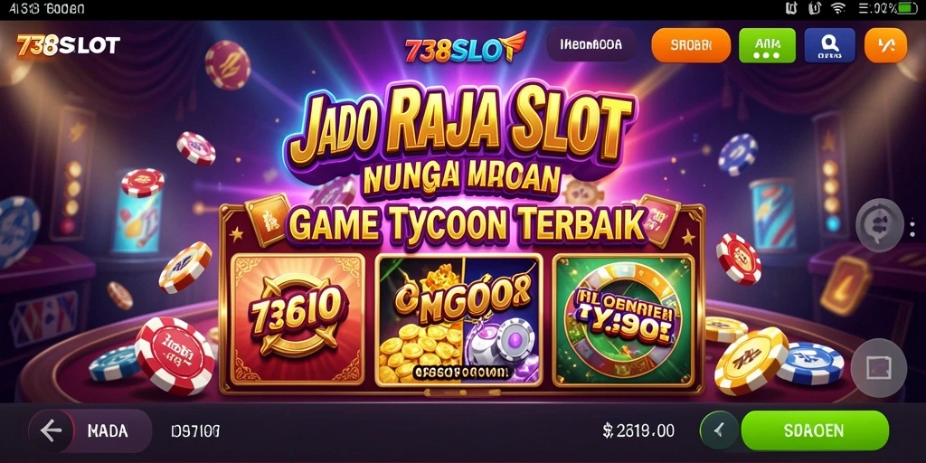 Screenshot gameplay 738SLOT menampilkan mesin slot yang menarik dan interaktif.