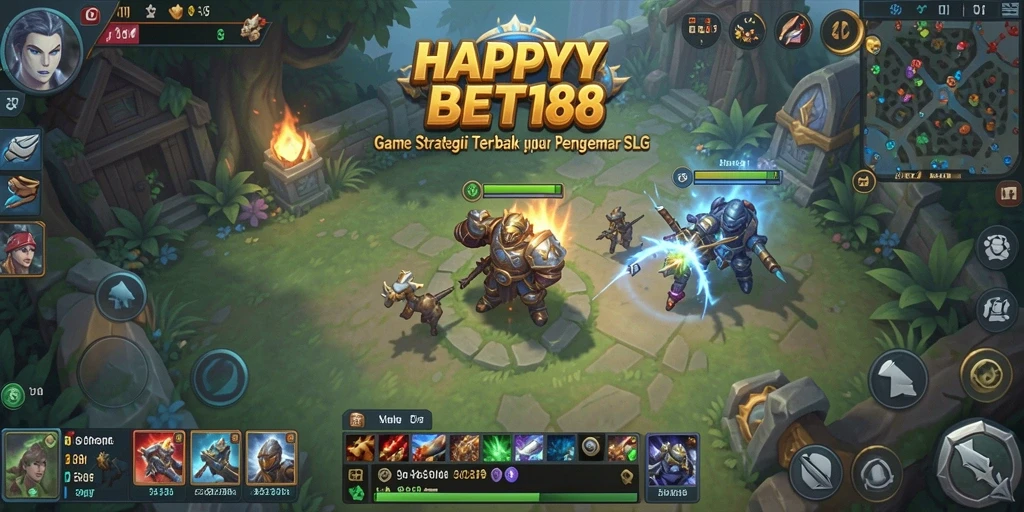 Tampilan gameplay <strong>HAPPYBET188</strong> yang penuh strategi dan aksi menarik.