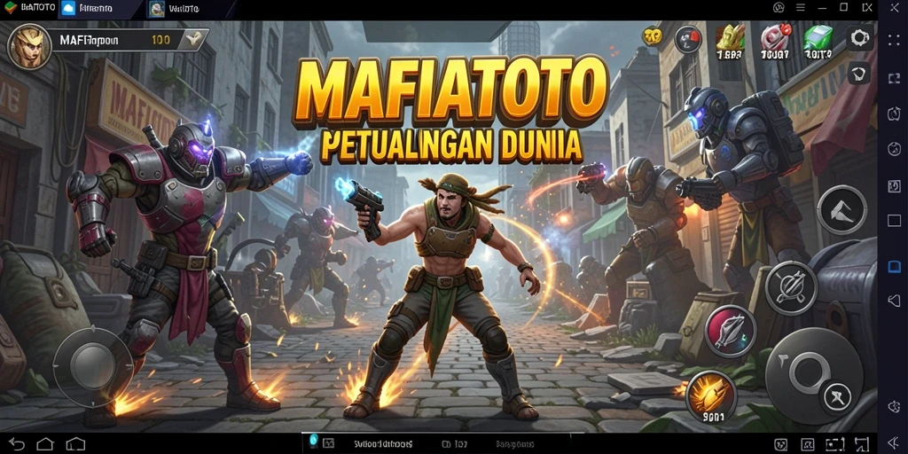 Tampilan gameplay MAFIATOTO yang mendebarkan dan penuh aksi.