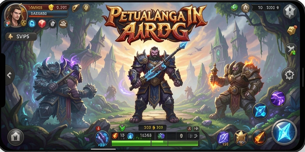 Tangkapan layar utama menampilkan pertarungan epik dalam SVIP5.