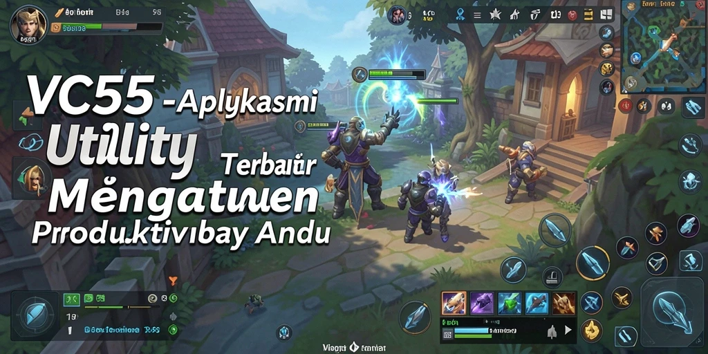Screenshot VC55 memperlihatkan antarmuka sederhana dan fitur yang efisien.